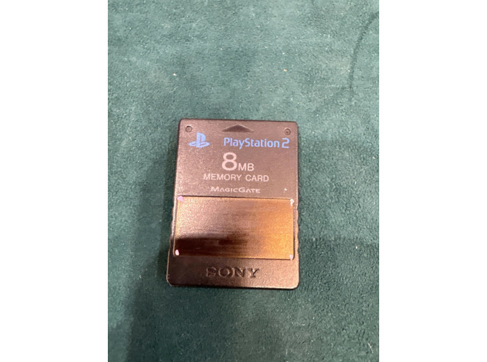Carte Mémoire noire 8 Mo pour Playstation 2
