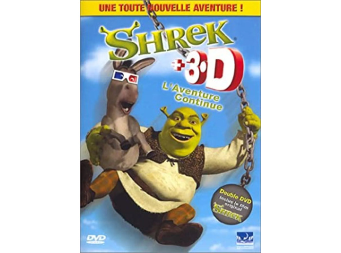 Dvd Shrek 3D, L'Aventure continue - Édition Spéciale [inclus 2 paires de lunettes]