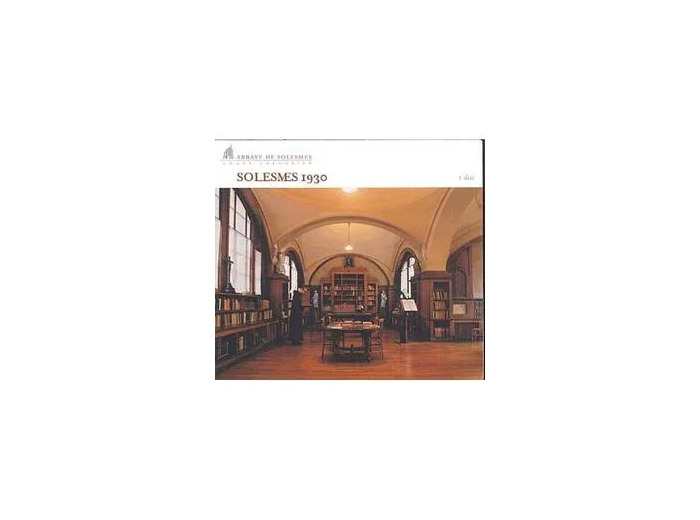 Cd Solesmes 1930
