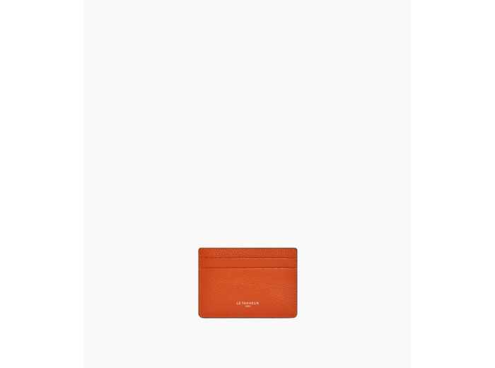 Porte cartes Emile en cuir grainé