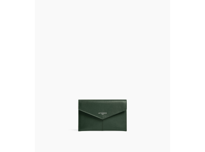 Pochette enveloppe moyen modèle Paulette en cuir lisse
