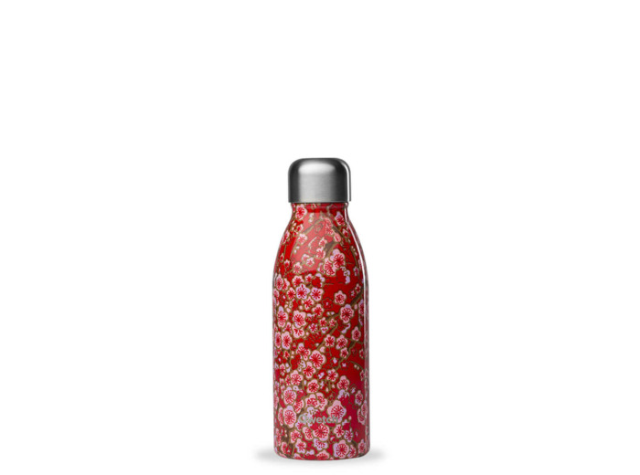 QWETCH Bouteille simple paroi 50Cl Flowers Rouge