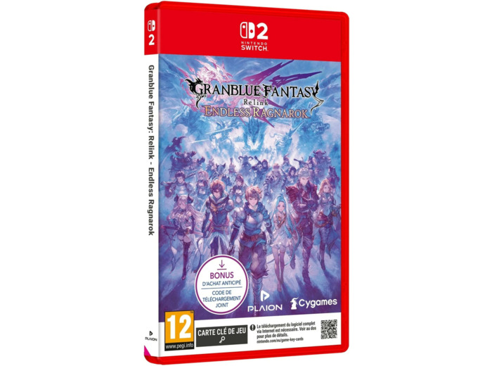 Jeu Nintendo Switch 2 Granblue Fantasy Relink Endless Ragnarok D1 Edition