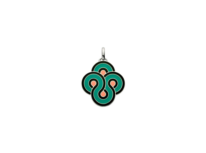 Pendentif Arthus Bertrand Enlacé en argent