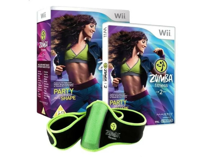 Jeu Wii Zumba Fitness 2 Ceintures