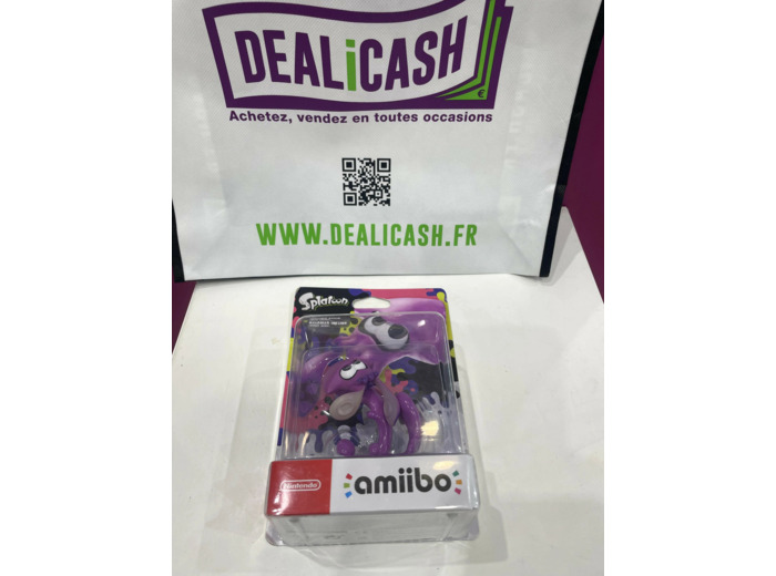 Amiibo Splatoon Calamar Inkling violet néon