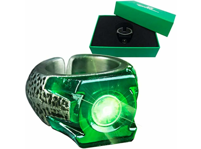 Green Lantern Movie Hal Jordan réplique Anneau de Pouvoir Lumineux