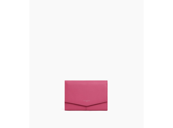Portefeuille moyen modèle Charlotte en cuir lisse