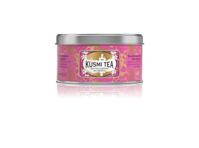 Infusions & Déthéinés Earl Grey déthéiné aux agrumes - Boîte métal 25 gr