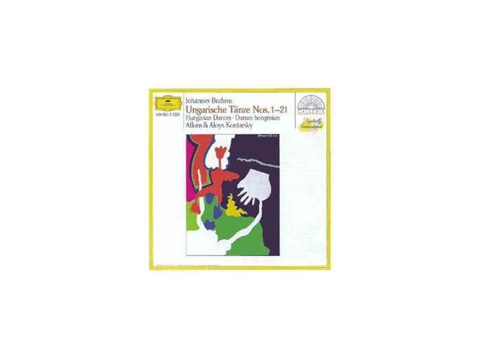 Cd Johannes Brahms - Ungarische Tänze No. 1 - 21 (1989)