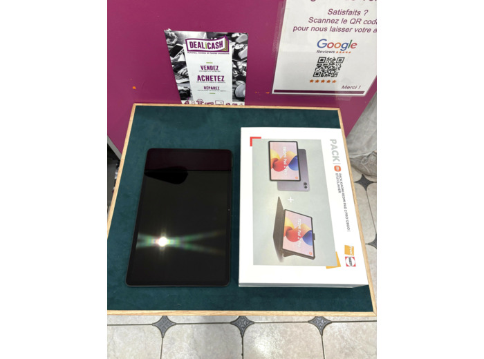 PACK TABLETTE TACTILE XIAOMI REDMI PAD 2 PRO 12,1 WIFI 128 GO GRIS + COVER CLAVIER AVEC FOURREAU