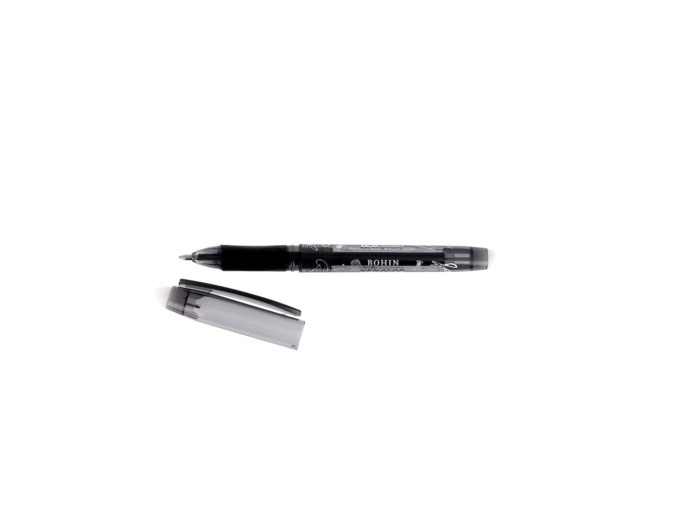 Bohin – Stylo Thermosensible Kekalor Effaçable au Fer à Repasser Noir
