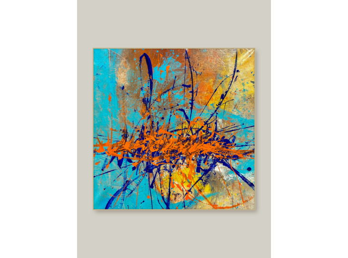 « PHŒNIX » - Acrylique sur toile - 60x60 cm