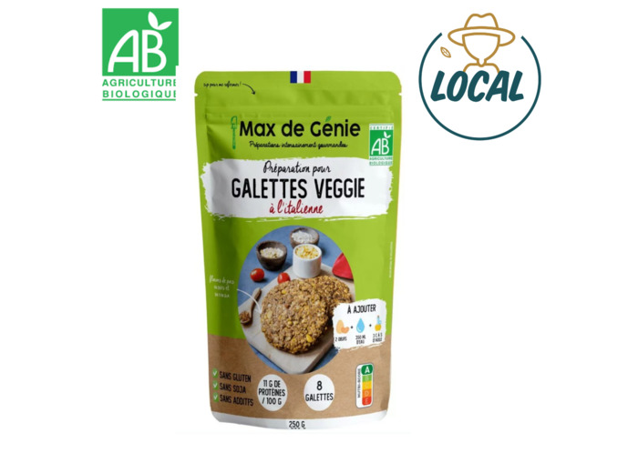 Préparation pour Galettes Veggie à l’italienne