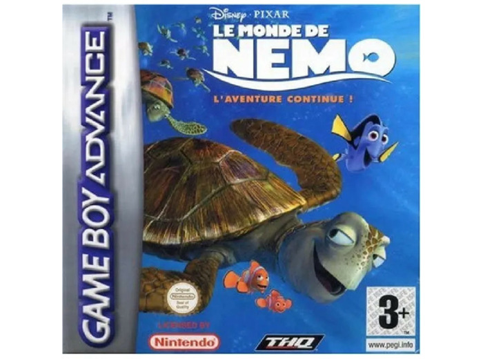 Jeu Gameboy Advance Gba Le Monde de Nemo: L' Aventure Continue