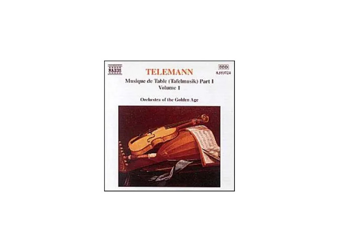 Cd Musique de Table Partie I Vol. 1 Orch. of the Golfden Age