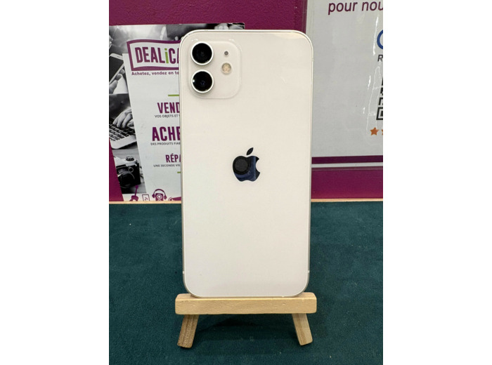 Smartphone Apple iPhone 12 blanc 6.1 stockage 64 Go