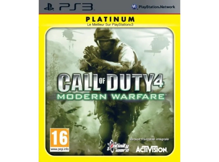 Jeu Ps3 Call Of Duty 4: Modern Warfare Platinum