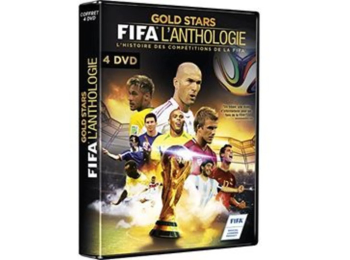 Dvd GOLD STAR - FIFA L'ANTHOLOGIE (4 DVD) L'histoire des compétitions FIFA