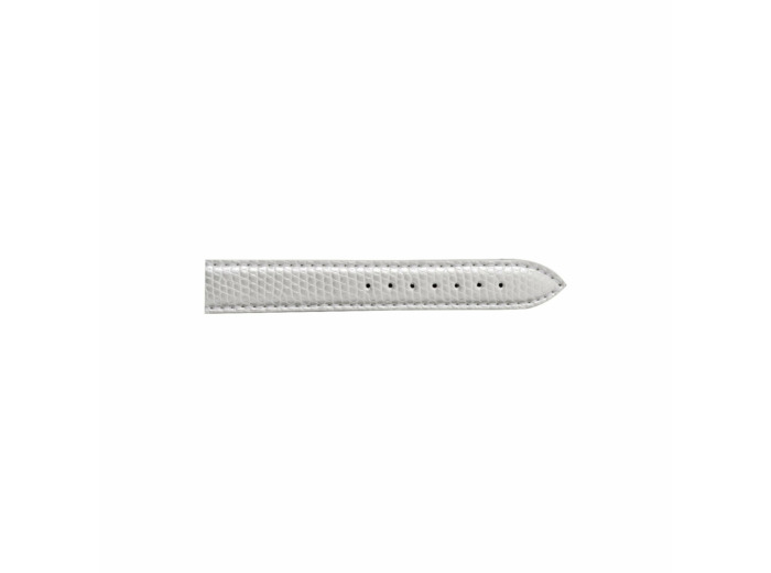 Bracelet de montre Herbelin Antarès en cuir iguana blanc