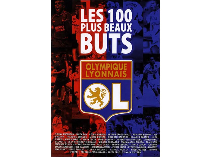 Dvd les 100 Plus Beaux Buts de L'ol