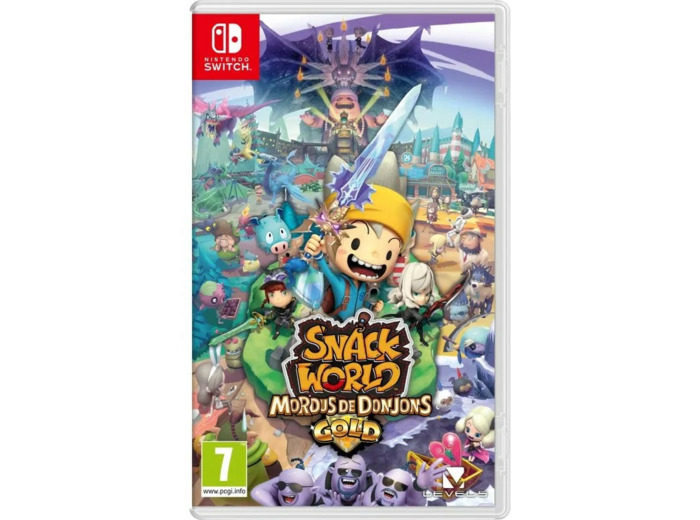 Jeu Switch Snack World Mordus de Donjons Edition Gold