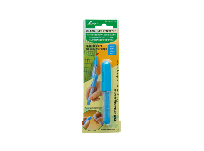 Clover – Stylo Marqueur "Chaco Liner" Coloris Bleu