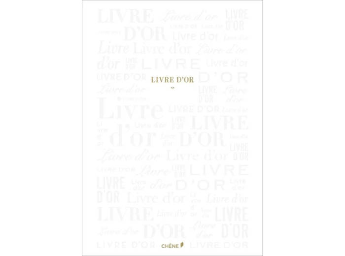 Livre d'or blanc de Editions du Chêne - Grand Format