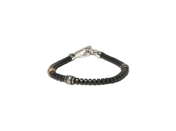 Bracelet Borsari Tibet en argent et hématite