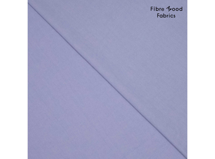 Fibre Mood - Tissu Popeline de Coton Lavé "Kristy" Uni Couleur Violet