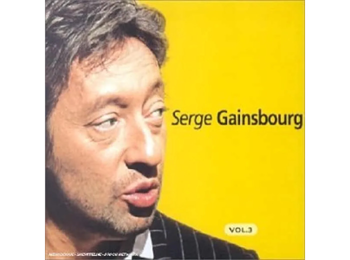 Cd Serge Gainsbourg Vol 3