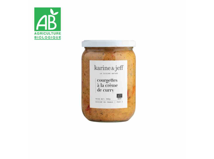 Courgette à la crème curry - 440 g