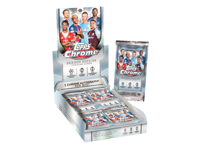 [TOPPS] Topps chrome - UEFA Club compétition - football  saison 2025/26