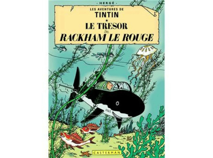 Livre BD Les Aventures de Tintin. Le Trésor de Rackham le Rouge