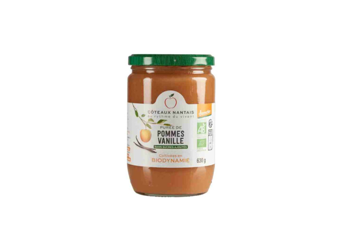 Purée pomme vanille 630g x 1