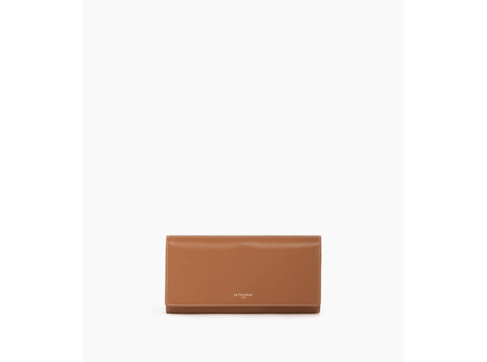 Compagnon zippé Emilie en cuir grainé