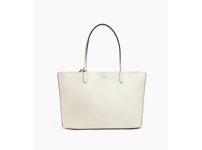 Grand sac cabas Louise en cuir grainé