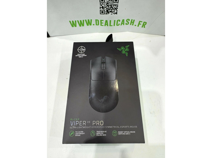 Souris gaming sans fil Razer Viper V3 Pro Noir