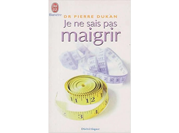 Livre Je ne sais pas maigrir