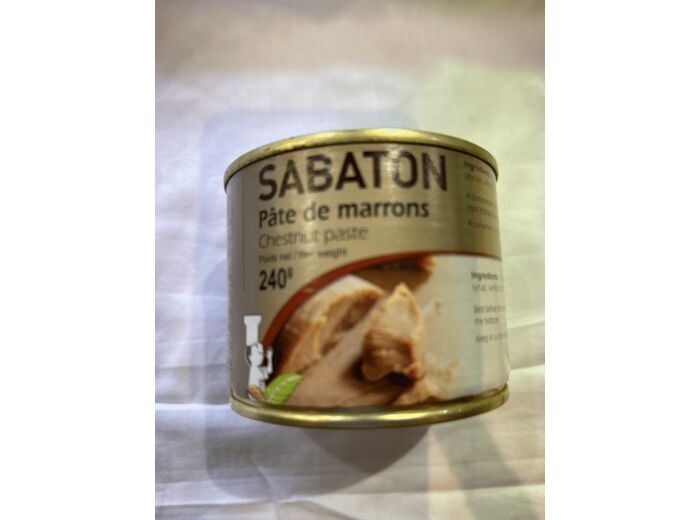 Pâte de marrons Sabaton 240g