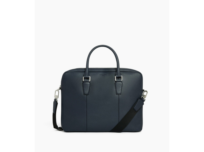 Porte documents 14" Marceau en cuir grainé petit modèle