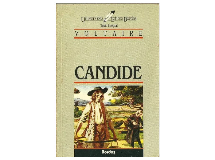Livre Candide ou l'optimisme