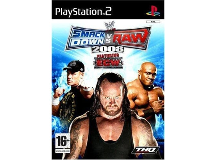 Jeu PS2 Wwe Smackdown Vs Raw 2008