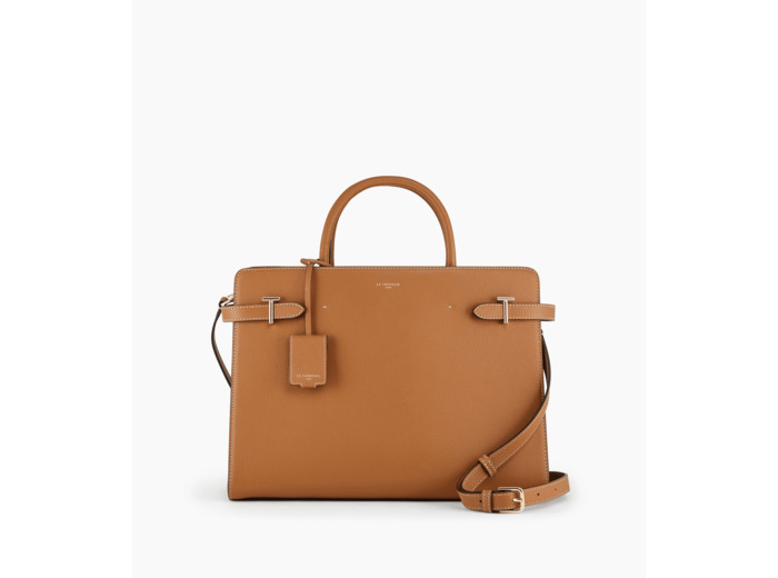 Grand sac à main Emilie en cuir grainé