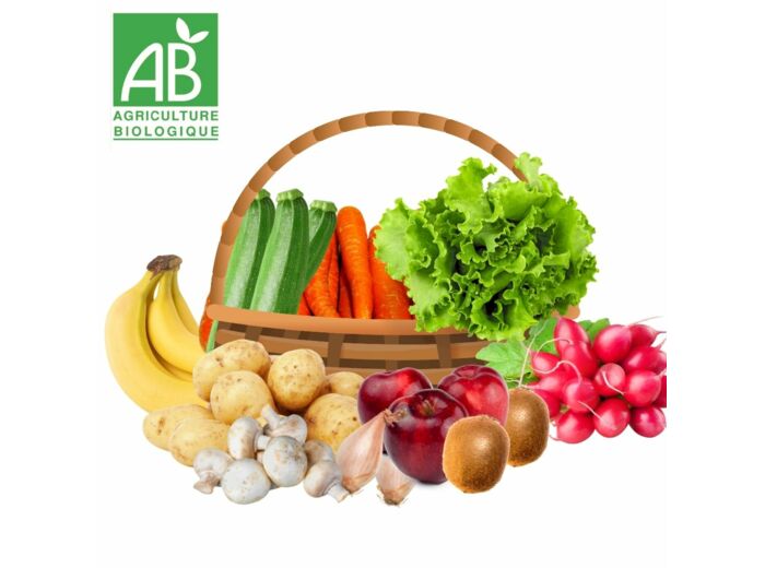 A3 - Panier fruits et légumes bio pour 5/6 pers