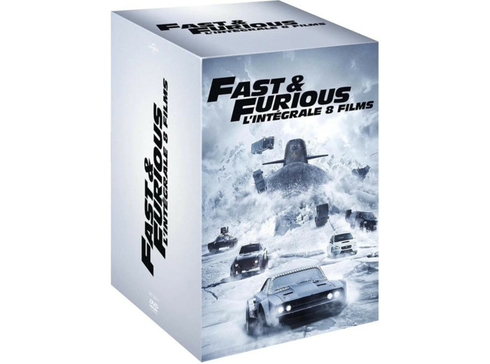 Dvd Fast and Furious - L'intégrale 8 films - DVD + Copie digitale