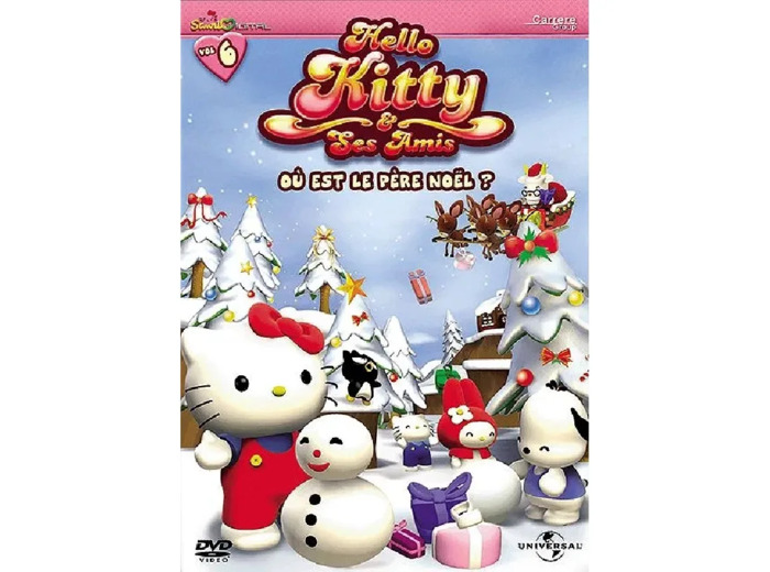 Dvd Aventures de Hello Kitty ses Amis 6 Où Est le Père Noël
