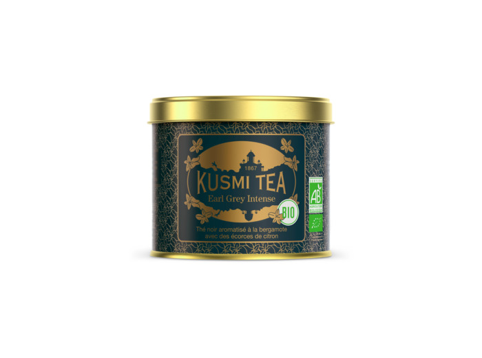 Thés Aromatisés Noirs Earl Grey Intense Bio - Boîte métal 100gr