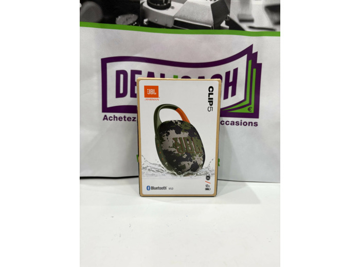 Enseinte sans fil Bluetooth JBL Clip 5  - Militaire