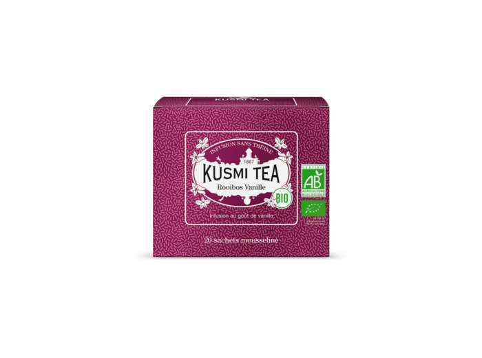 Infusions & Déthéinés Rooibos Vanille Bio - Etui 20 sachets mousseline - 40gr